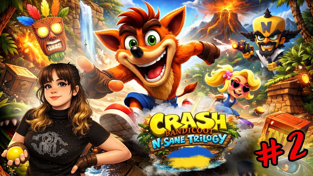 Crash Bandicoot N. Sane Trilogy. Частина 2. PS5