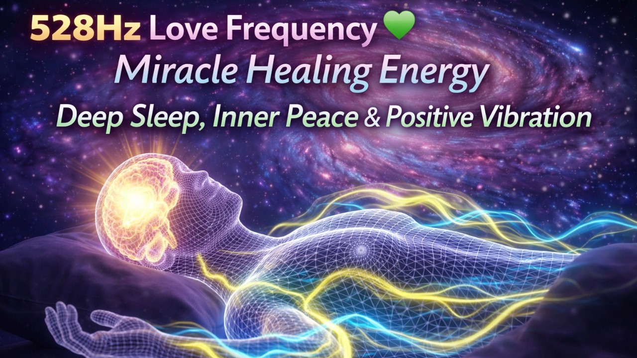 528Hz Love Frequency 💚 Miracle Healing Energy | Deep Sleep, Inner Peace & Positive Vibration #528hz