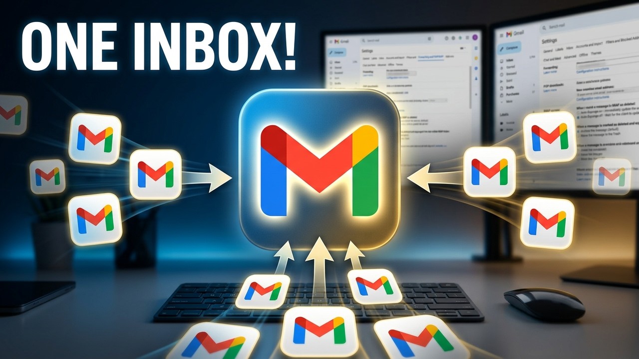 Как объединить несколько аккаунтов Gmail в один (краткое руководство)