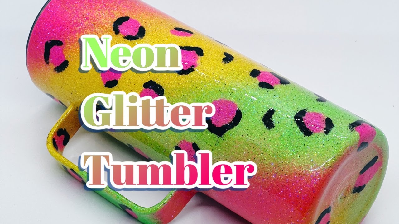 Epoxy Free Leopard Print Tumbler Tutorial