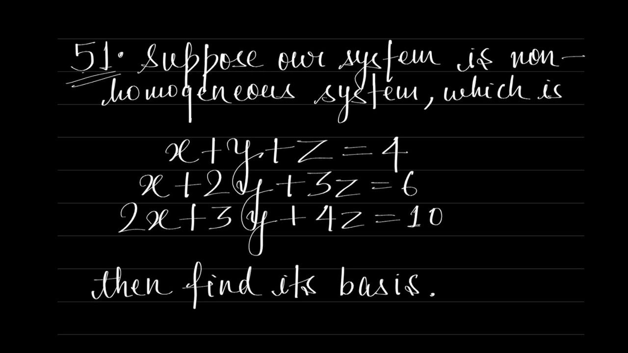 Linear Algebra Problem 51