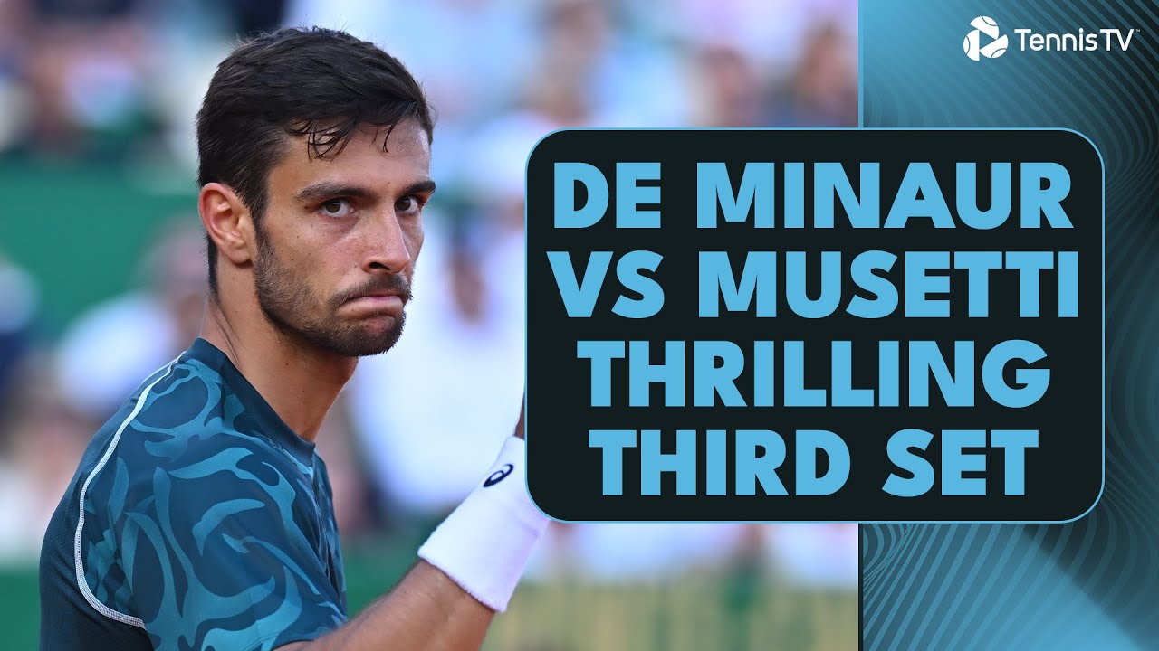 Lorenzo Musetti vs Alex De Minaur DRAMATIC Final Set 🤯 | Monte-Carlo 2025 Highlights