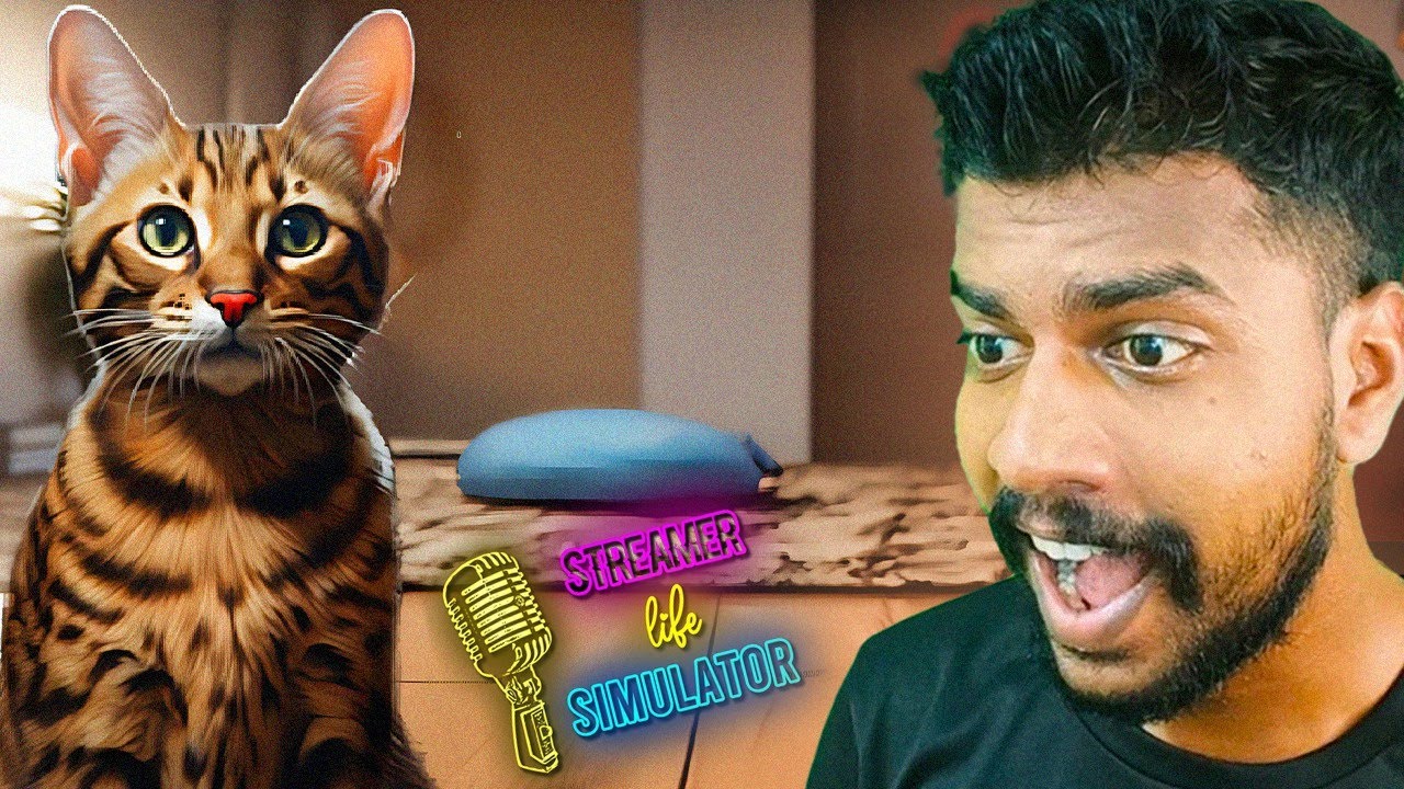 I ADOPTED A CAT 🐱 !! Streamer Life Simulator Malayalam