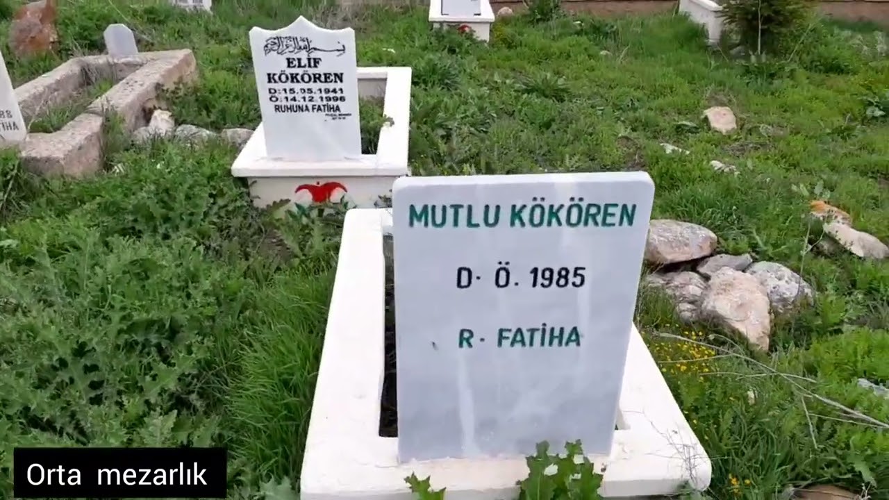 Emirdağ örenköyün orta mezarlığı  Allah rahmet eylesin mekanları cennet olsun