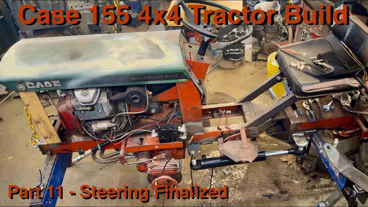 4x4 Case 155 Articulated Tractor Build - Part 11 - Steering Finalized
