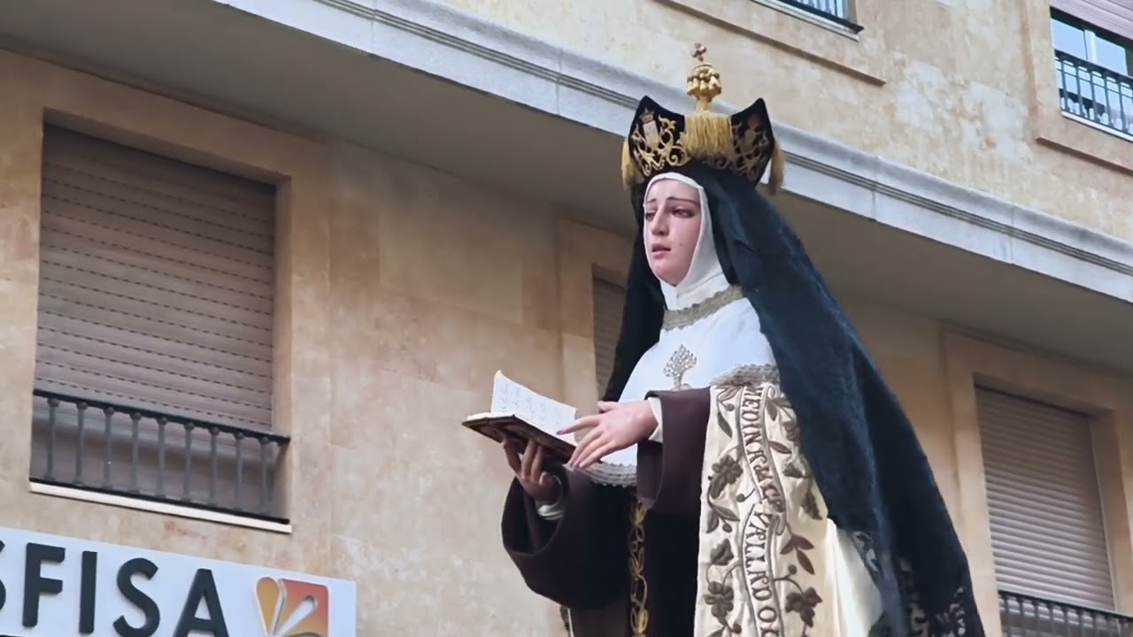 Procesión Santa Teresa (Carmelitas Descalzos), Salamanca 2025.