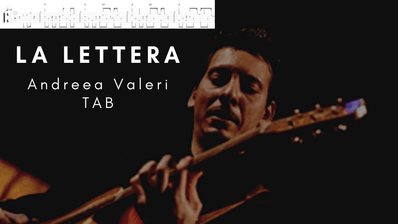 (Andreea Valeri) La Lettera | TAB