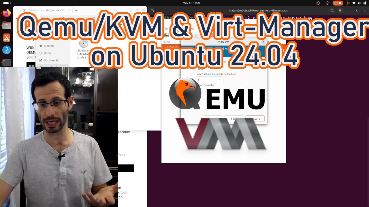 Как установить Qemu/KVM и Virt-Manager в Ubuntu 24.04