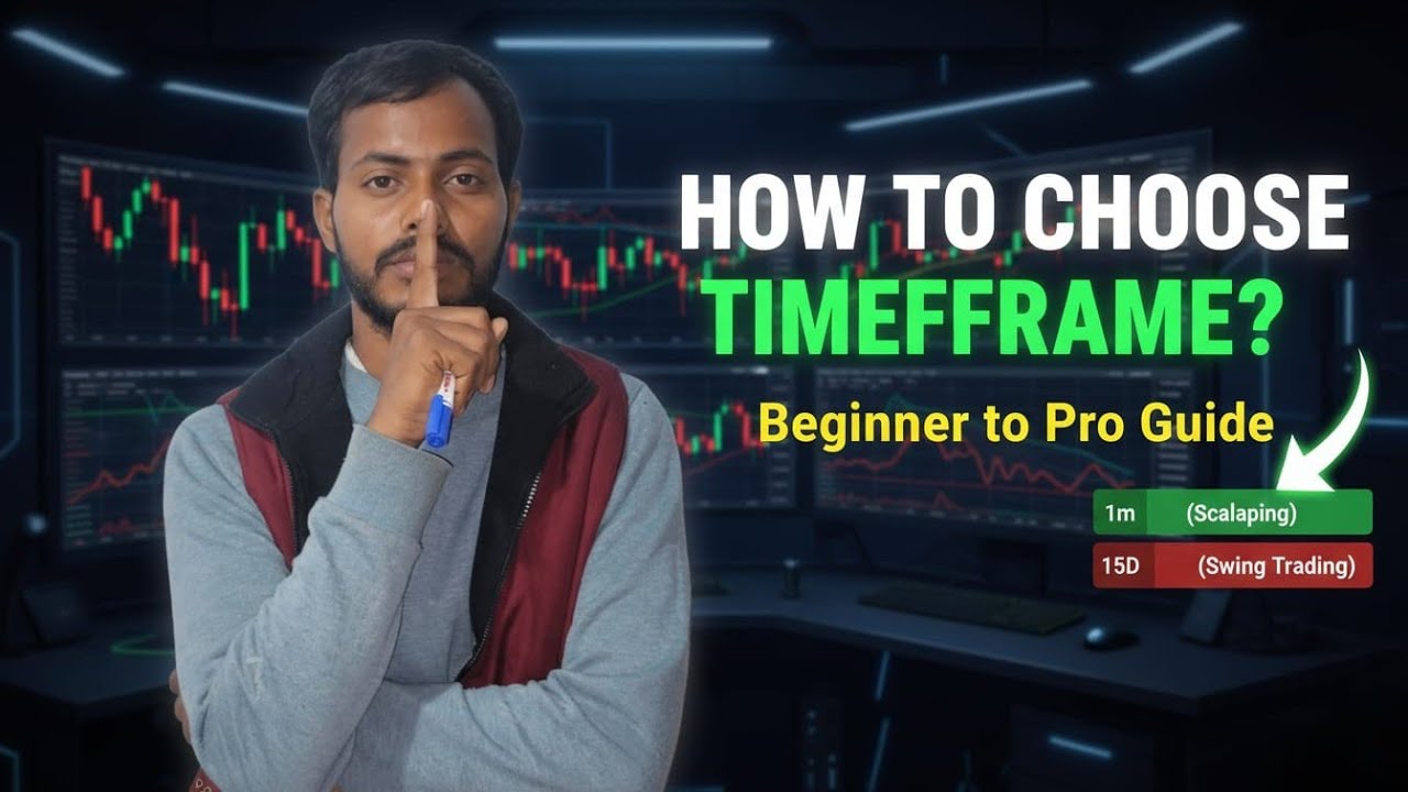  Day-8 90% Traders Choose Wrong Timeframe Best Timeframe for Intraday Trading in India😱 