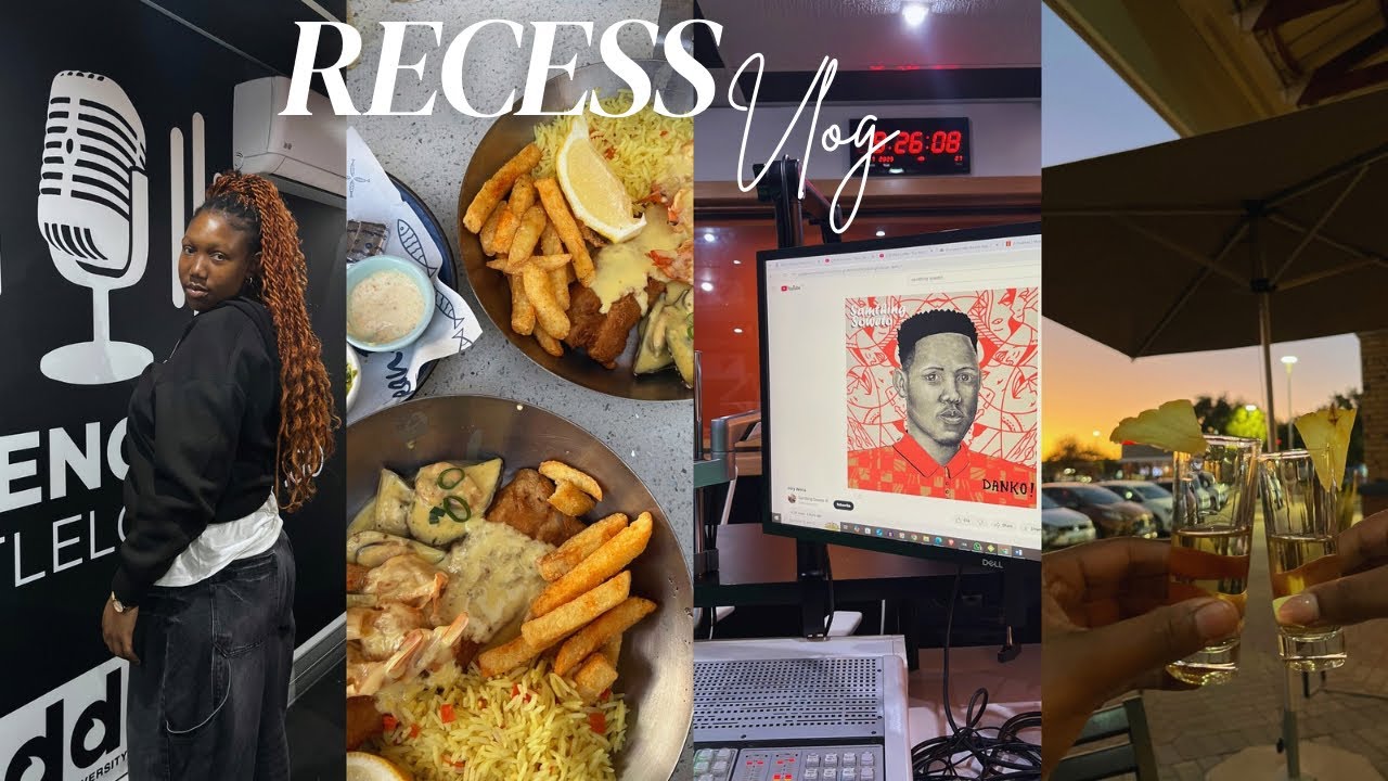 Recess vlog: Interning at a radio station + Eating good on a budget + ADULTING | Eduvos student