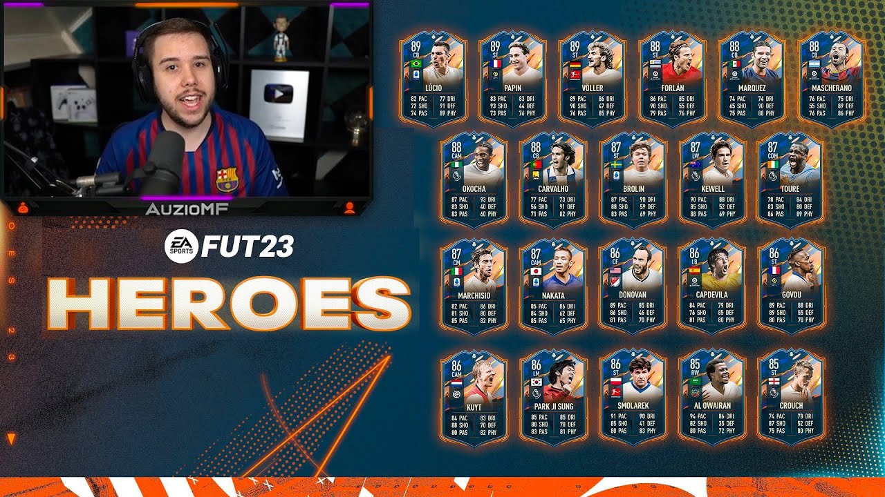 Auzio Reacts to NEW FIFA 23 FUT Heroes Cards