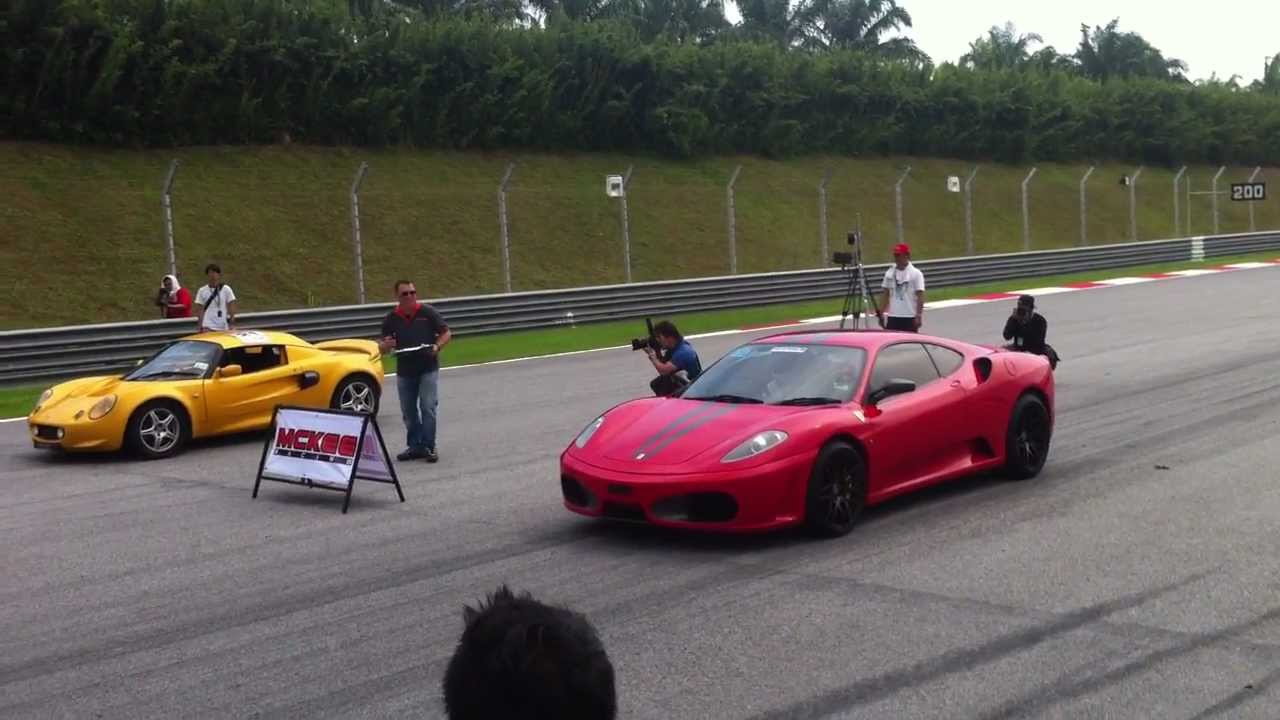 Ferrari F430 vs Lotus Elise @ Time To Attack! 2012