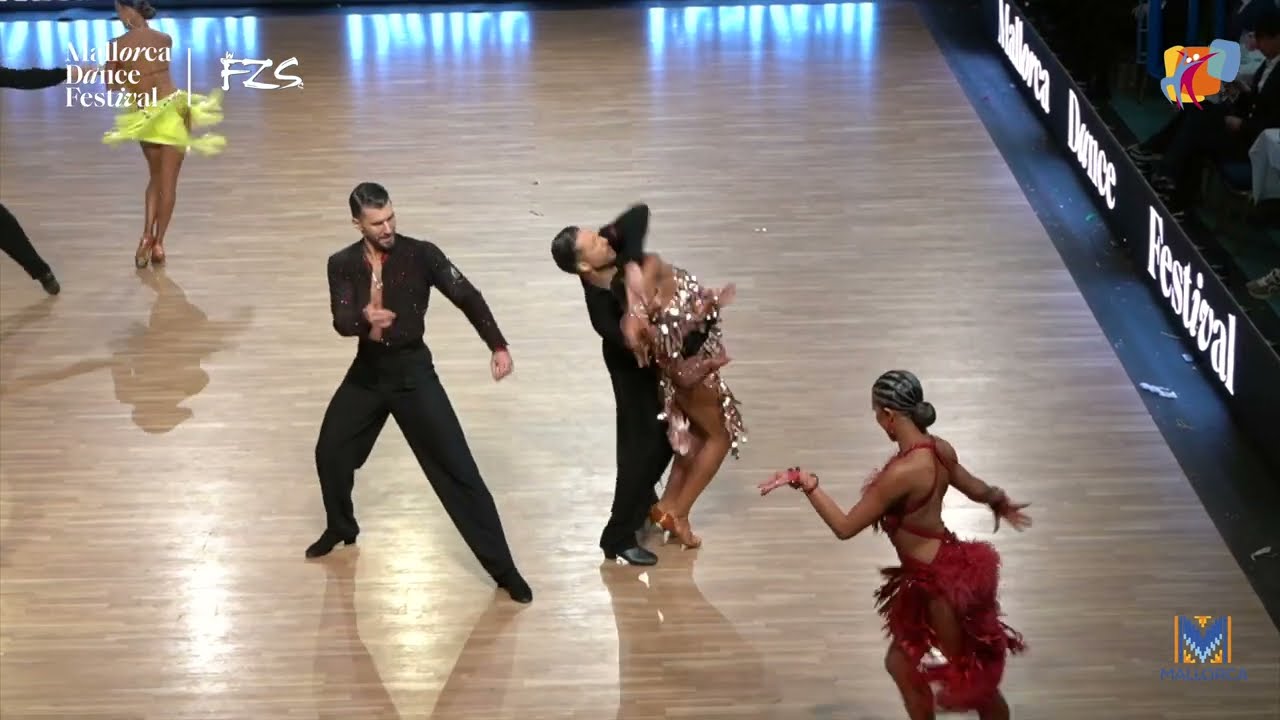 Tomer Zveniatsky - Elizaveta Pustornakova,ISR | 4th Round Samba|2025 WDSF European Latin Calvià, ESP
