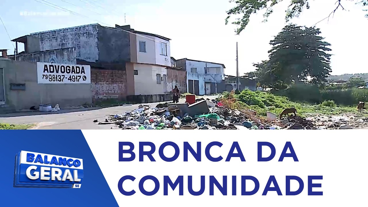 Moradores denunciam descarte irregular de lixo em terreno no Conjunto João Alves - BGT