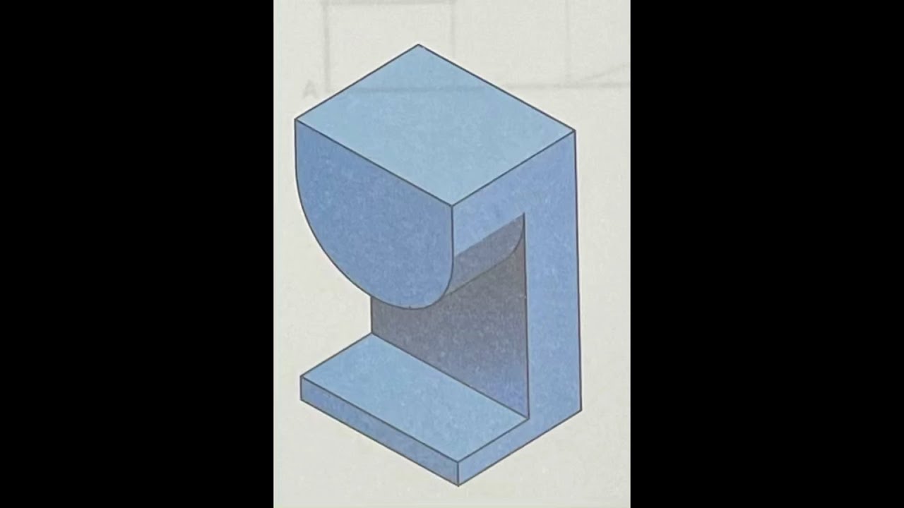 Educate.ie Sample Paper A Question 7(e) Axonometric Projection