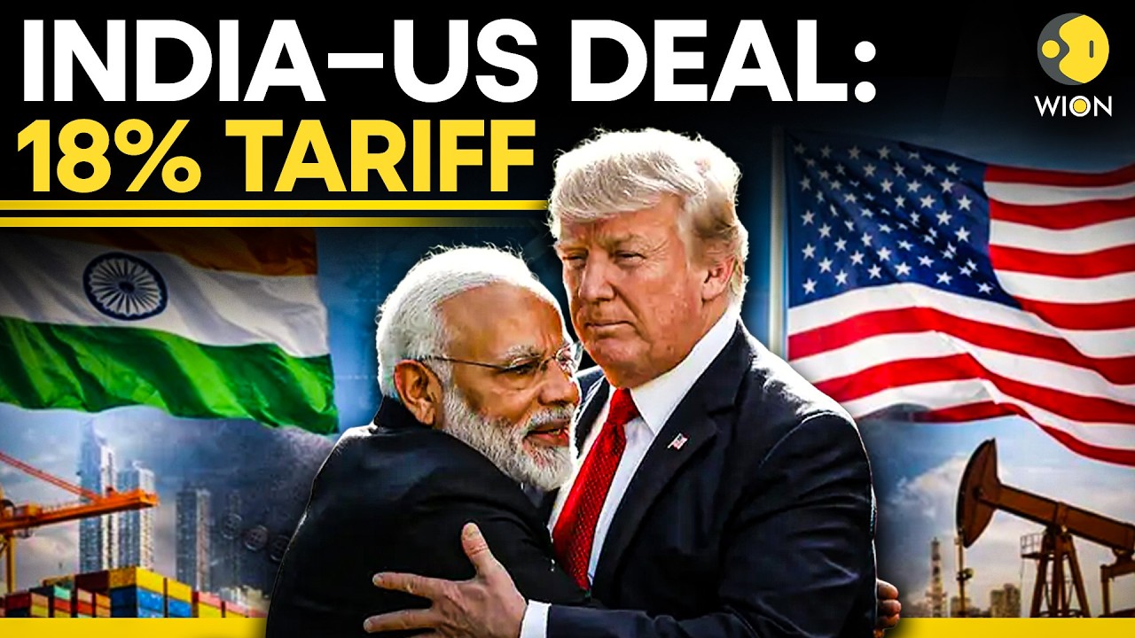 India&ndash;US Trade Deal LIVE: Tariffs Cut to 18%, $500 Billion Purchase Plan | WION