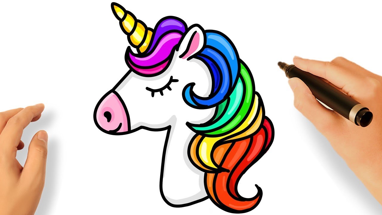 COMMENT DESSINER une LICORNE FACILE ÉTAPE PAR ÉTAPE