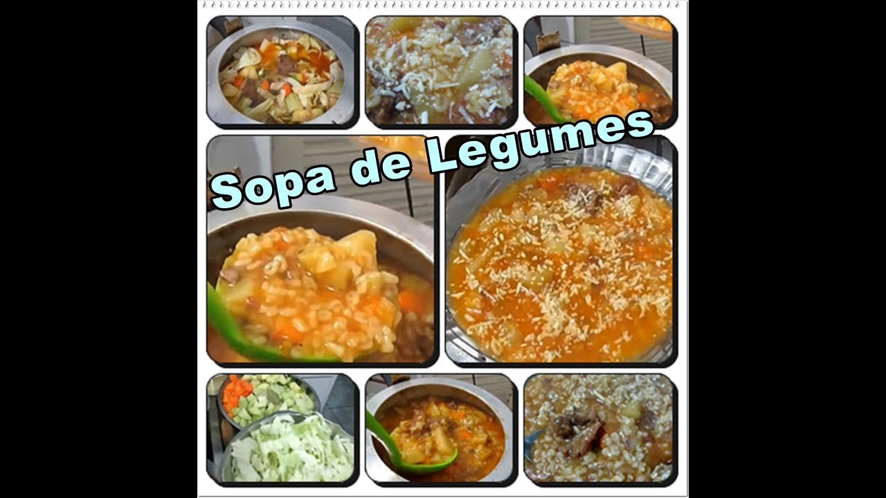 Sopa de Legumes(Sopa de Macarrão)
