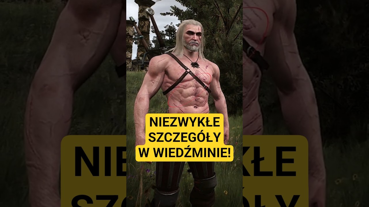 NIEZWYKŁE SZCZEG&Oacute;ŁY W WIEDŹMINIE! #wiedźmin #ciekawostki #lanca #gaming #shorts