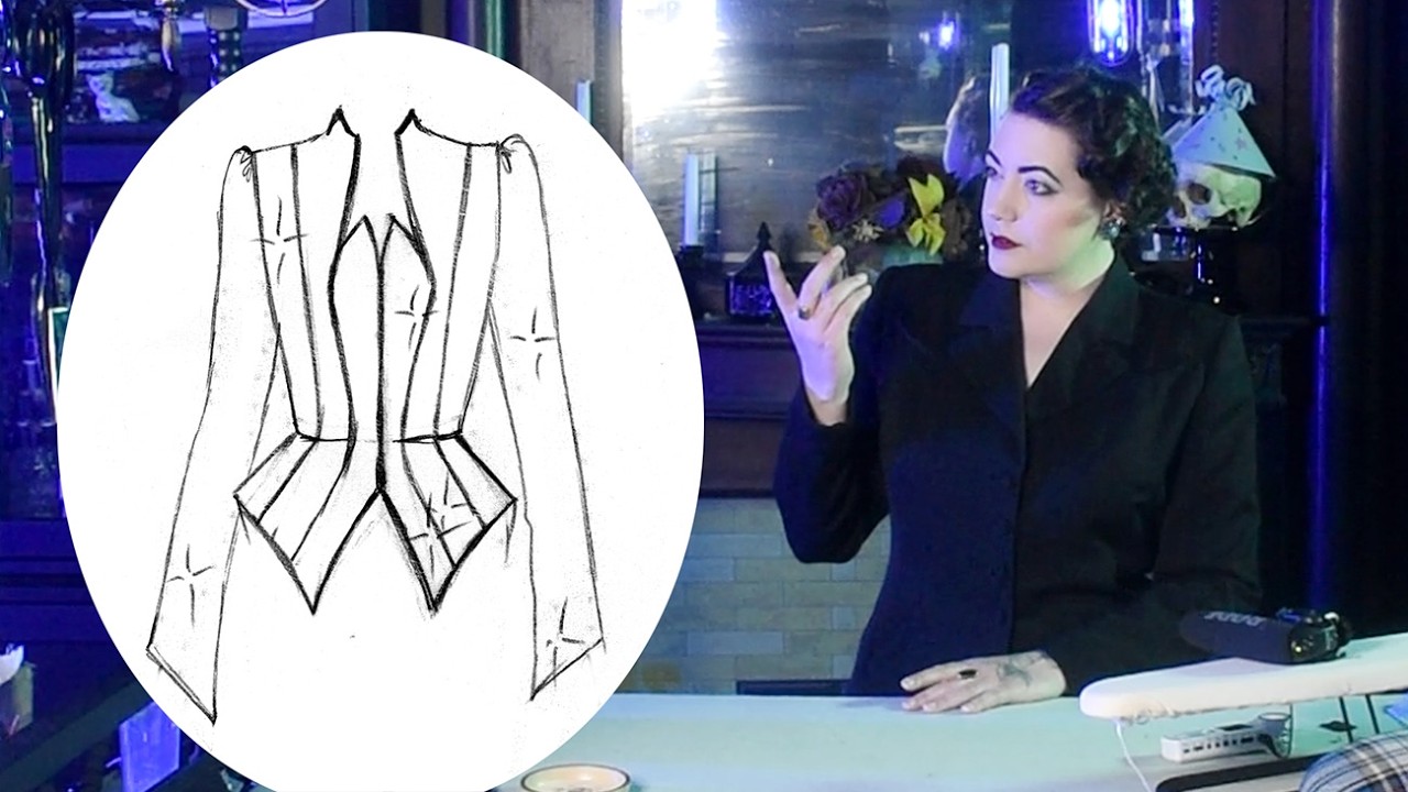 Designing During The Patterning Process // Iridescent Jacket Part 1