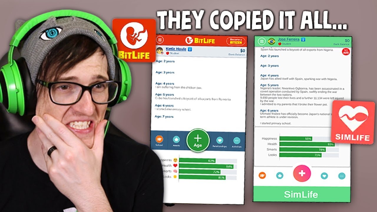 Я сыграл в 3 ужасных подделки Bitlife