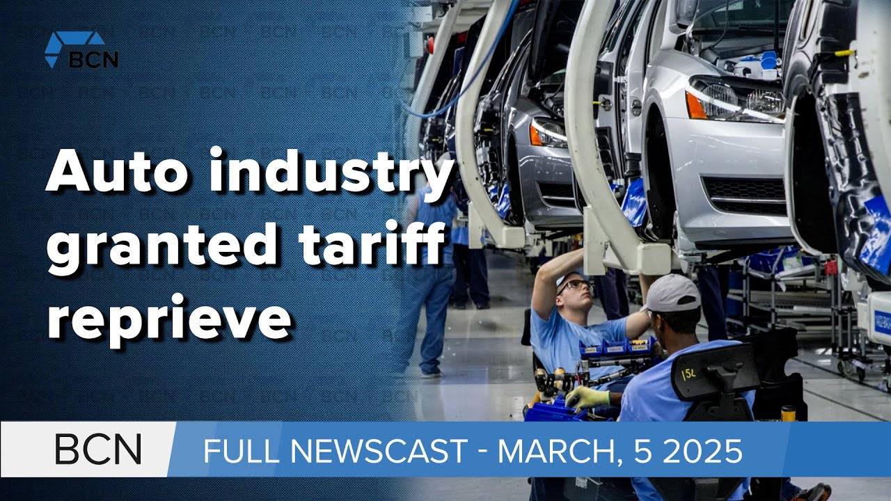 Trudeau phones Trump, auto sector gets 30 day reprieve from tariffs | March 05, 2025 | BCN