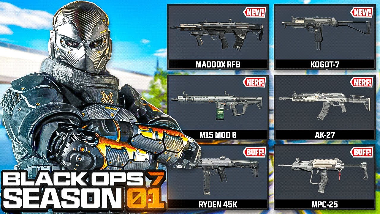 НОВОЕ ОБНОВЛЕНИЕ 1.87 ДЛЯ BLACK OPS 7 СЕЗОН 1. ЗАМЕТКИ К ПАТЧУ! (НОВОЕ ОРУЖИЕ + БАЛАНС ОРУЖИЯ) ОБ...