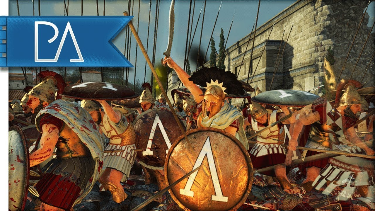 Sparta Must Hold Against Athenian Assault - 4v4 - Total War: Rome 2