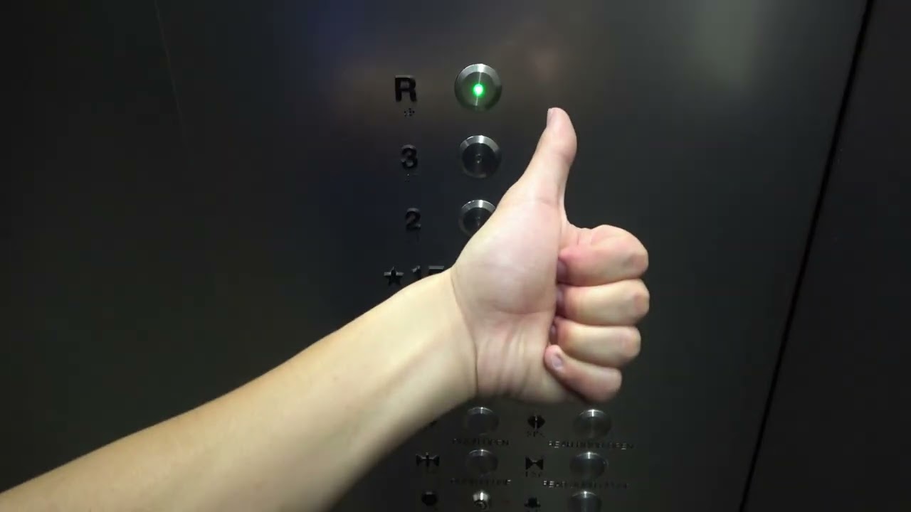 HOUMONGOUS! But SLOW ThyssenKrupp HIGHdraulic Elevator at Contemporary Art Museum in Houston, TX.