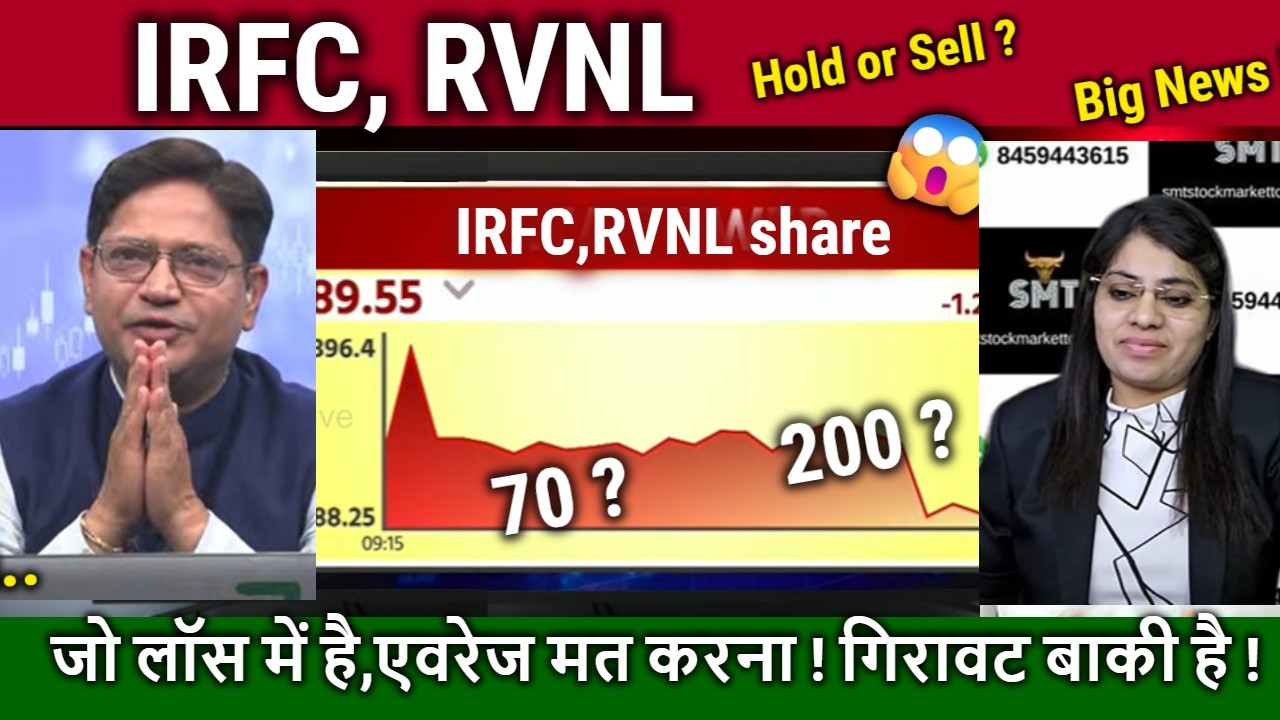 IRFC,RVNL share latest news/hold or sell?,IRFC,JWL,RVNL analysis,target 2026/railway stocks News