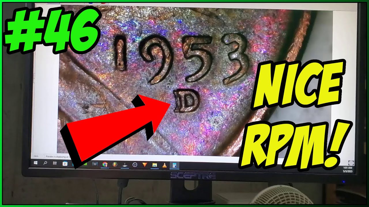 BEAUTIFUL RPM FOUND! COIN ROLL HUNTING PENNIES!