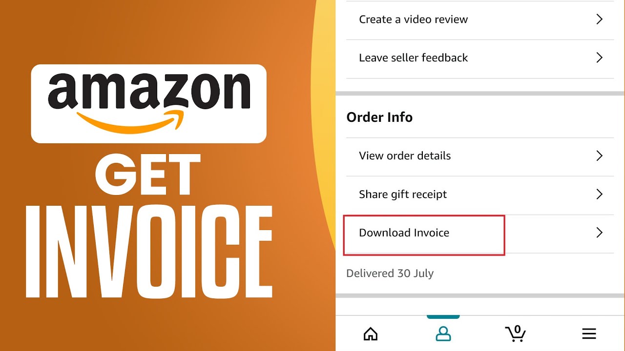 How To Get Invoice On Amazon App (2026) Easy Tutorial