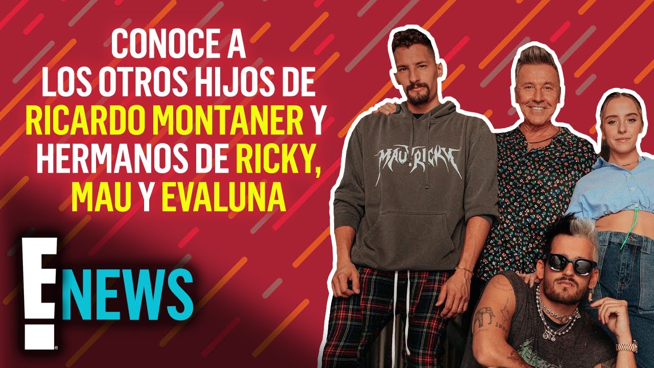 Conoce a los otros hijos de Ricardo Montaner y hermanos de Ricky, Mau y Evaluna