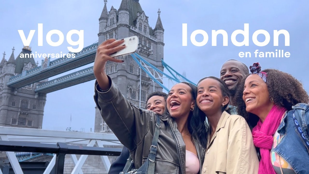 Vlog Londres: on se retrouve tous à Londres pour fêter l’anniversaire de mes parents🇬🇧🎂❤️
