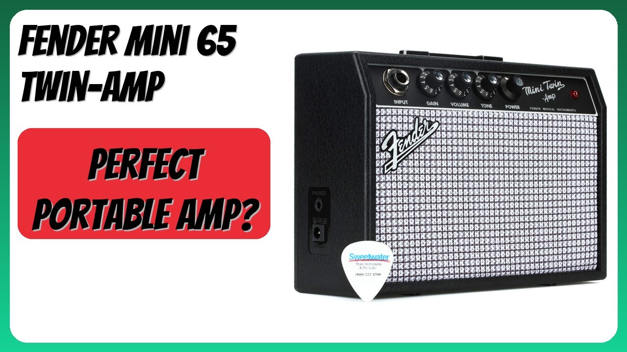 REVIEW (2025): Fender Mini 65 Twin-Amp. Features