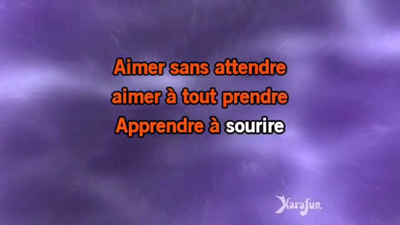 Karaoké Savoir aimer - Florent Pagny *
