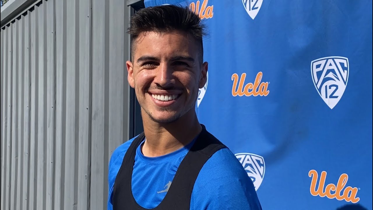 WR Logan Loya after UCLA practice 11/20