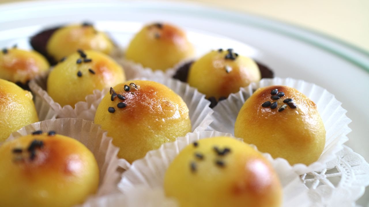 プリンとWチョコの極旨♡スイートポテト | Sweet Potato Cake