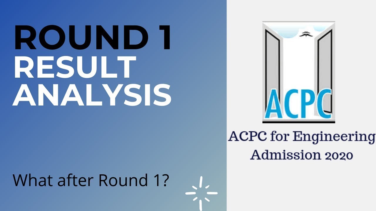 Round 1 Result Analysis(How Seat is allotted to you?)