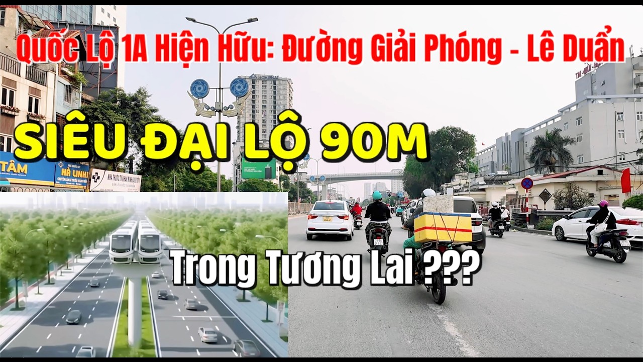 Mở Rộng Quốc Lộ 1A Hiện Hữu: Đường L&ecirc; Duẩn - Giải Ph&oacute;ng...Th&agrave;nh Si&ecirc;u Đại Lộ 90M Trong Tương Lai ???