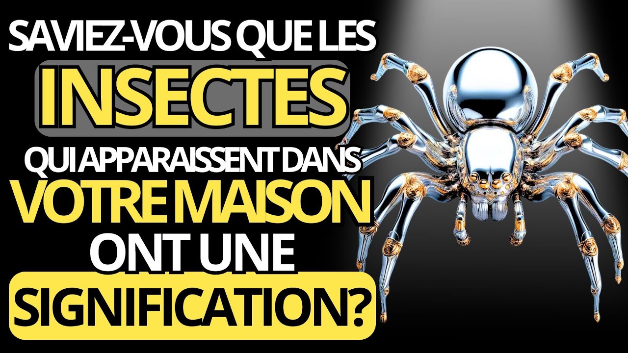 Saviez-vous que les INSECTES qui apparaissent dans VOTRE MAISON ont une SIGNIFICATION? 🐞🦋