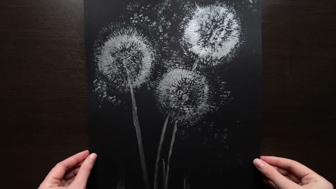 Pusteblumen zeichnen