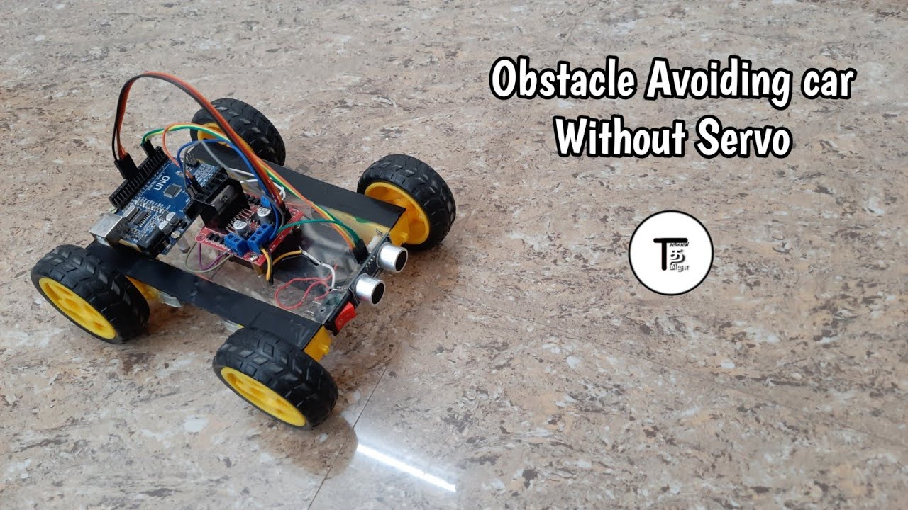 How to make Obstacle Avoiding Without Servo | l298n motor Driver