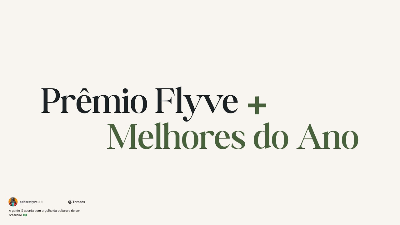 Prêmio FLYVE 2025 e Melhores Flyvers do Ano 2025