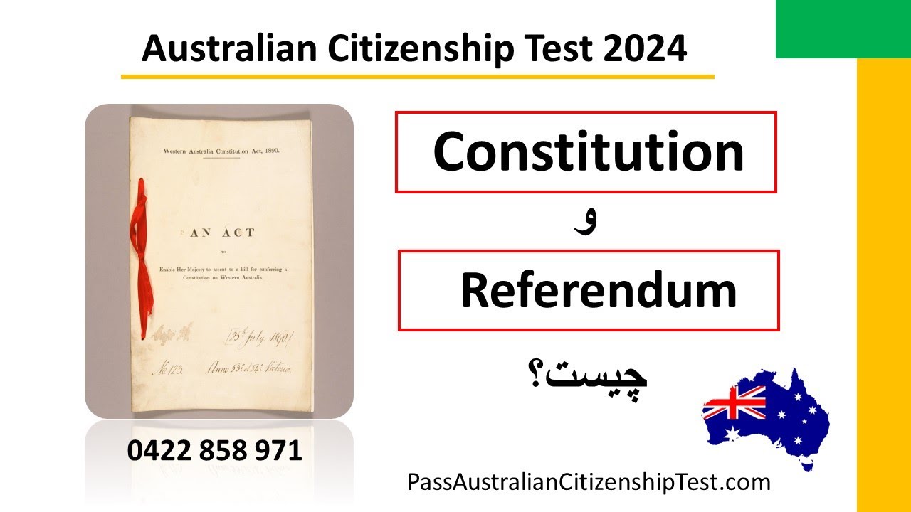 اConstitution و Referendum چیست؟ | Australian Citizenship Test 2024