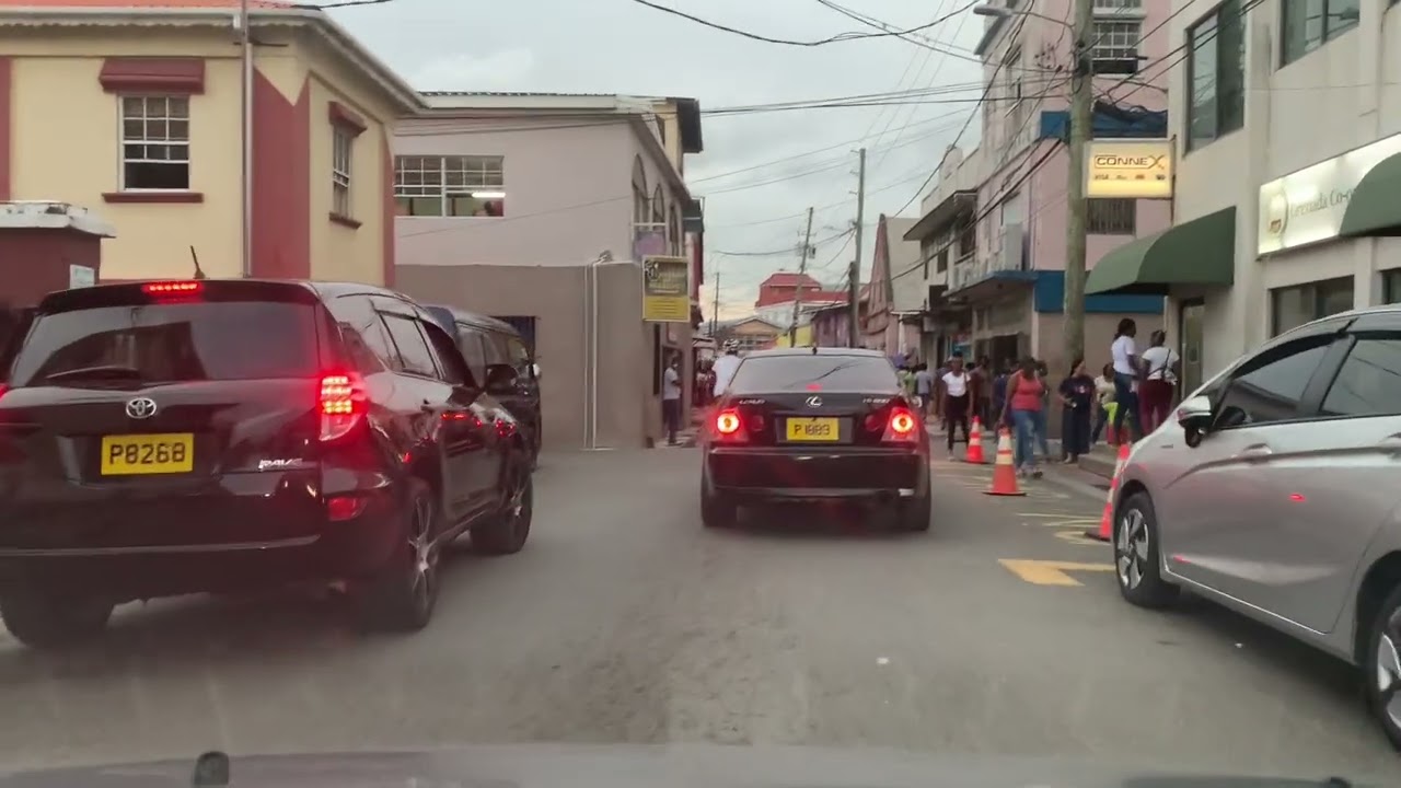 Driving Through Grenville on a Saturday Evening #grenada