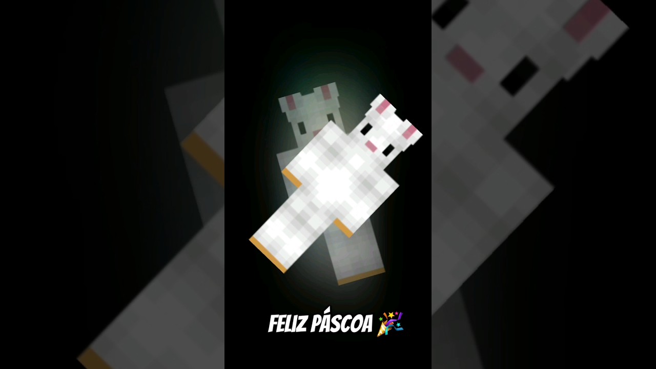 FELIZ P&Aacute;SCOA🎉 #minecraft #coelhodapascoa #pascoa #