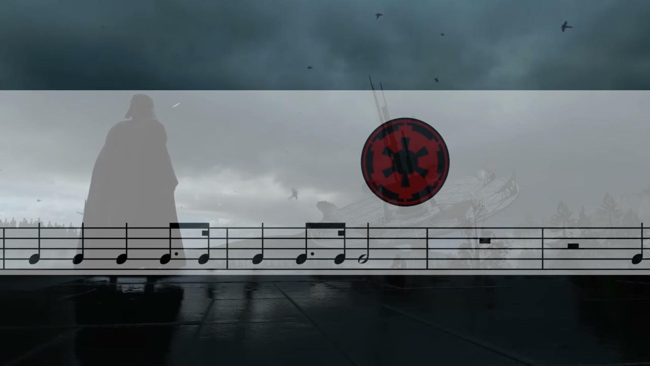 Star Wars Marche impériale  lecture rythmique- The Imperial march rhythm reading