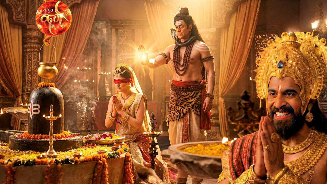 शिवजी ने द्रौपदी के होने वाले पुत्र को दिया वरदान || Suryaputra karn