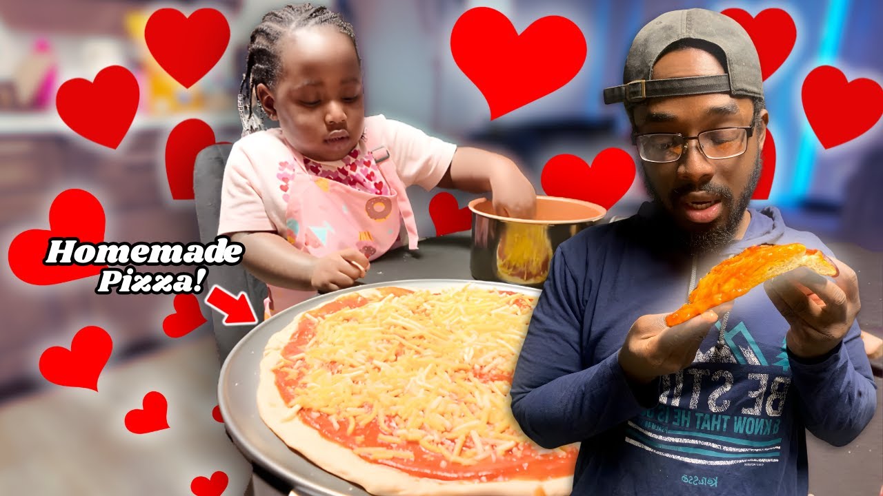 Weekly Vlog | My daughter was craving Pizza, So we made it from scratch.